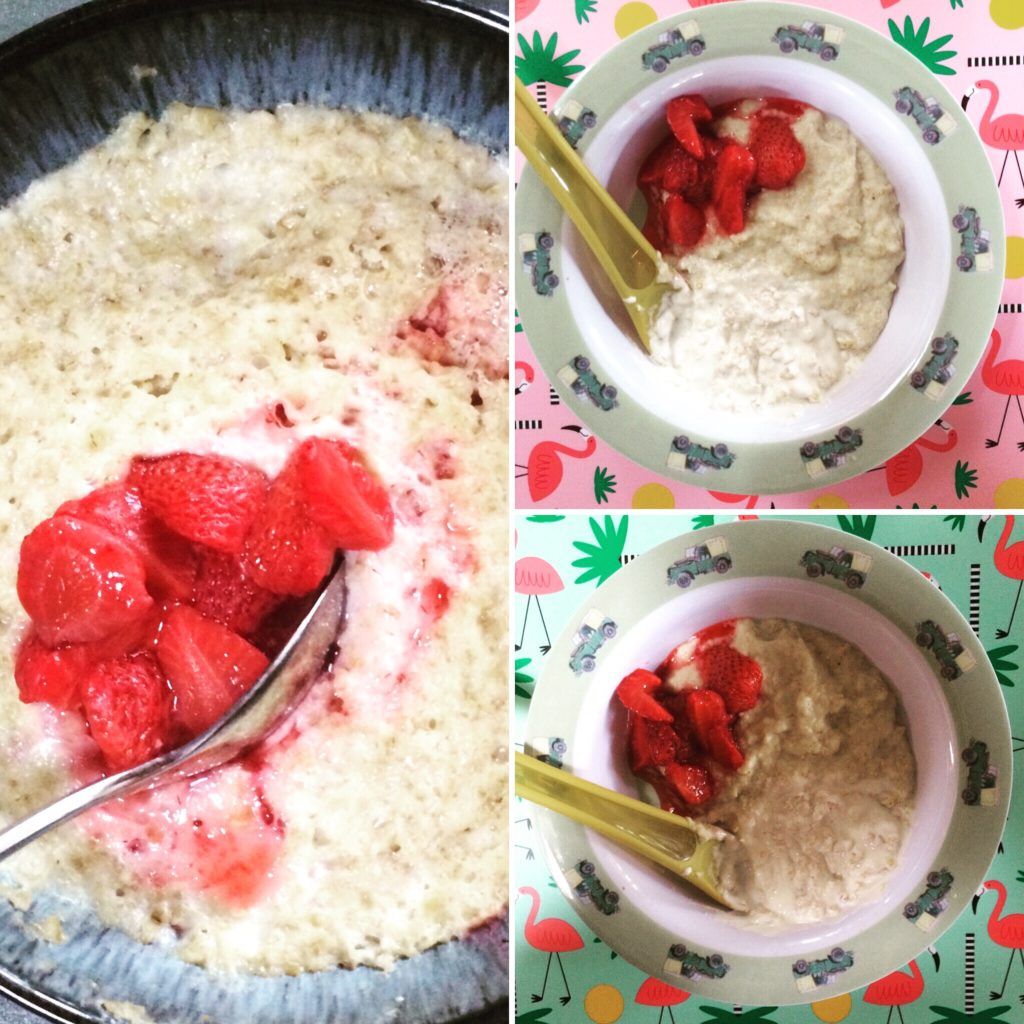 Strawberry porridge: Pick your own yumminess 