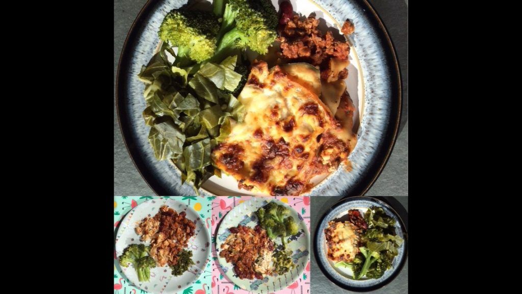 A healthier twist on lasagne for the whole family.