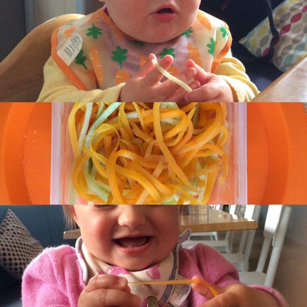 Julienned carrot & cucumber with lunch