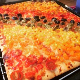 A rainbow 1st birthday party