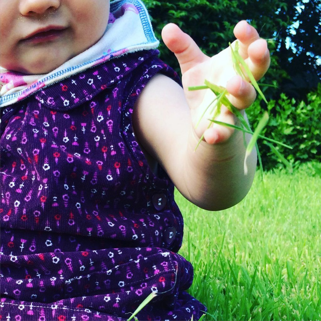 Grass: Sensory play in the garden