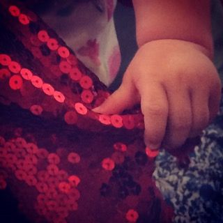 Fun with fabric sensory play