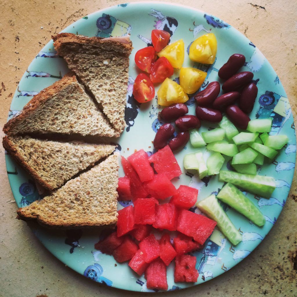 Colourful lunch 🌈