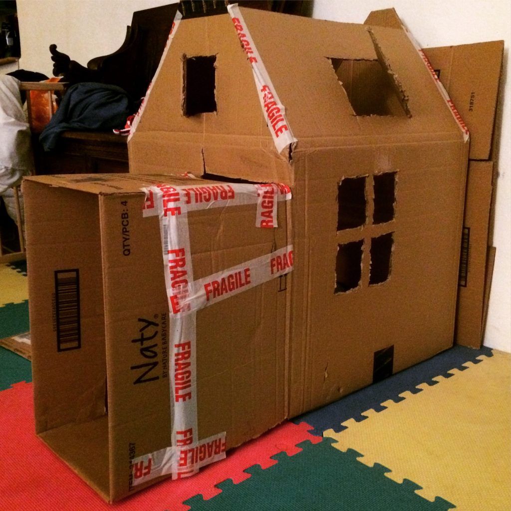 Box fun: play house