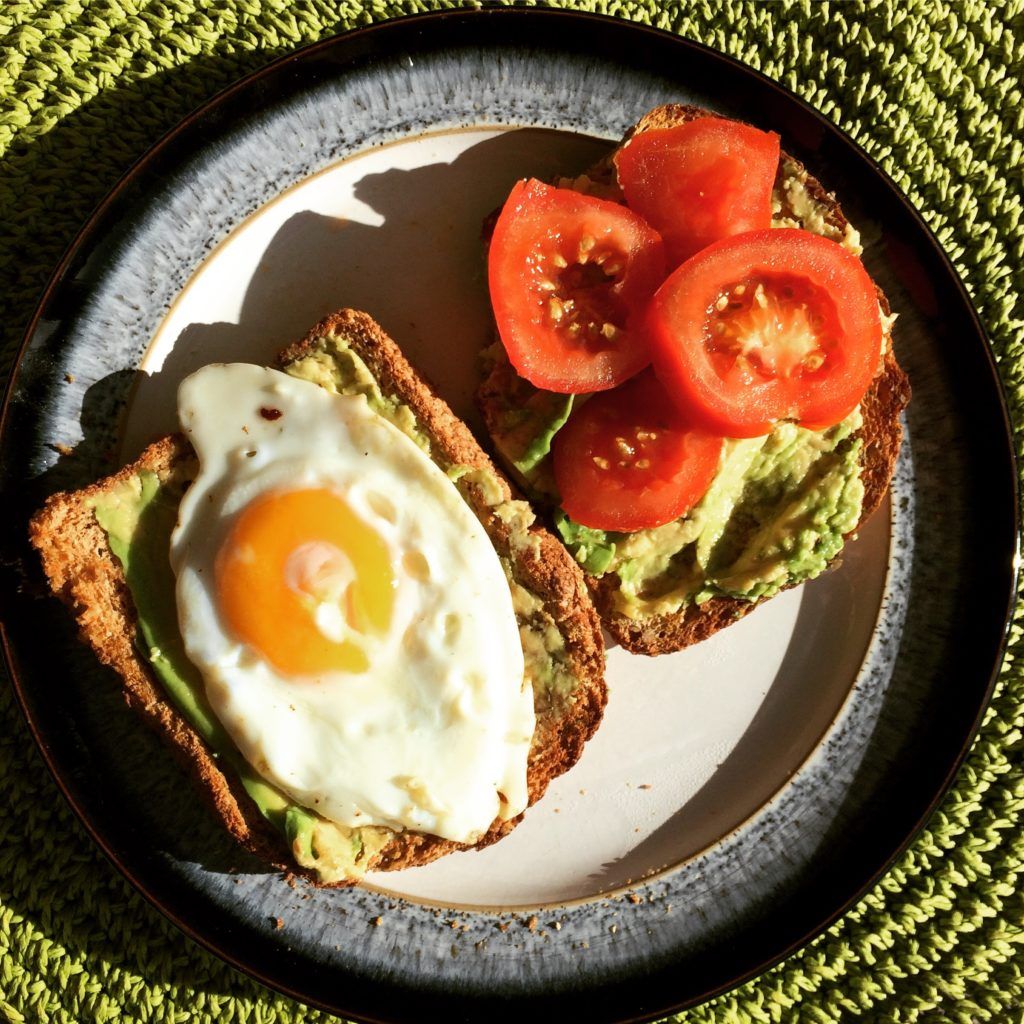 A healthier twist on egg on toast