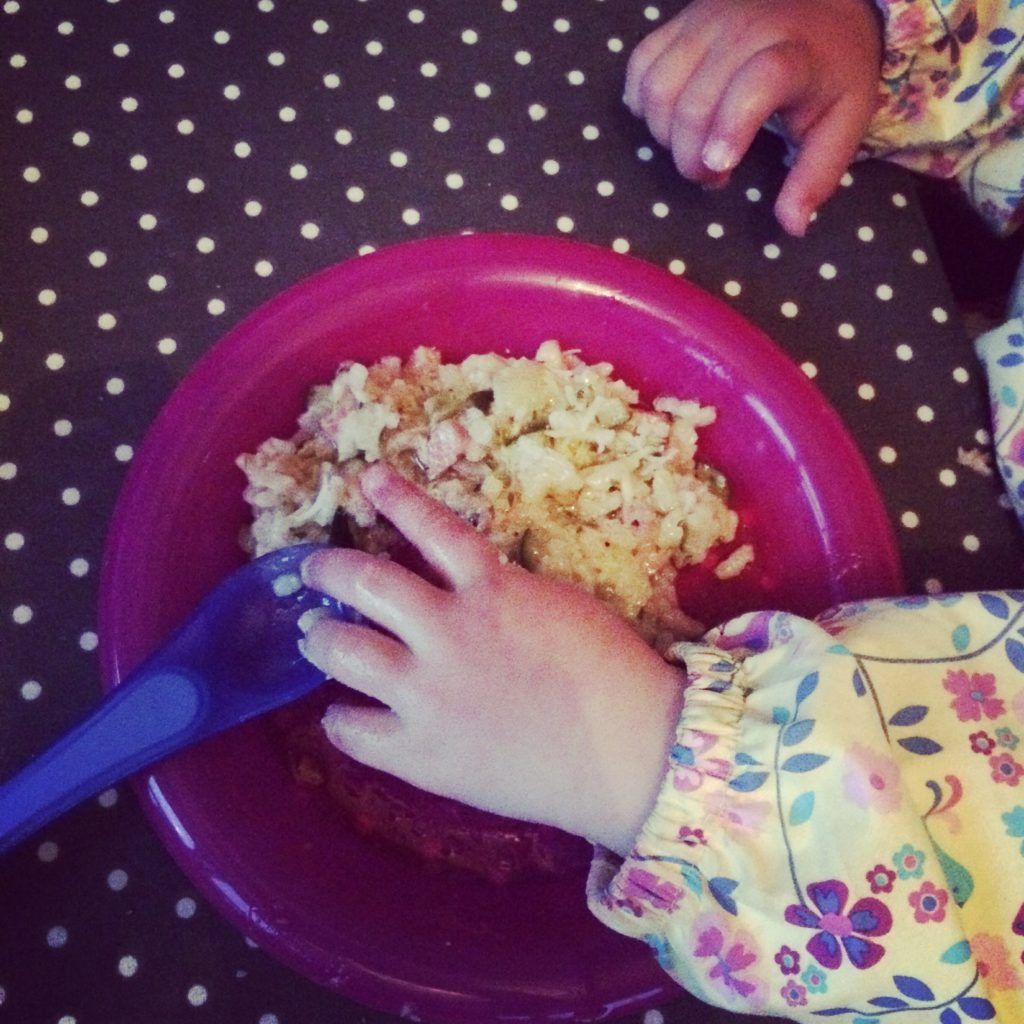 Courgette and ham risotto