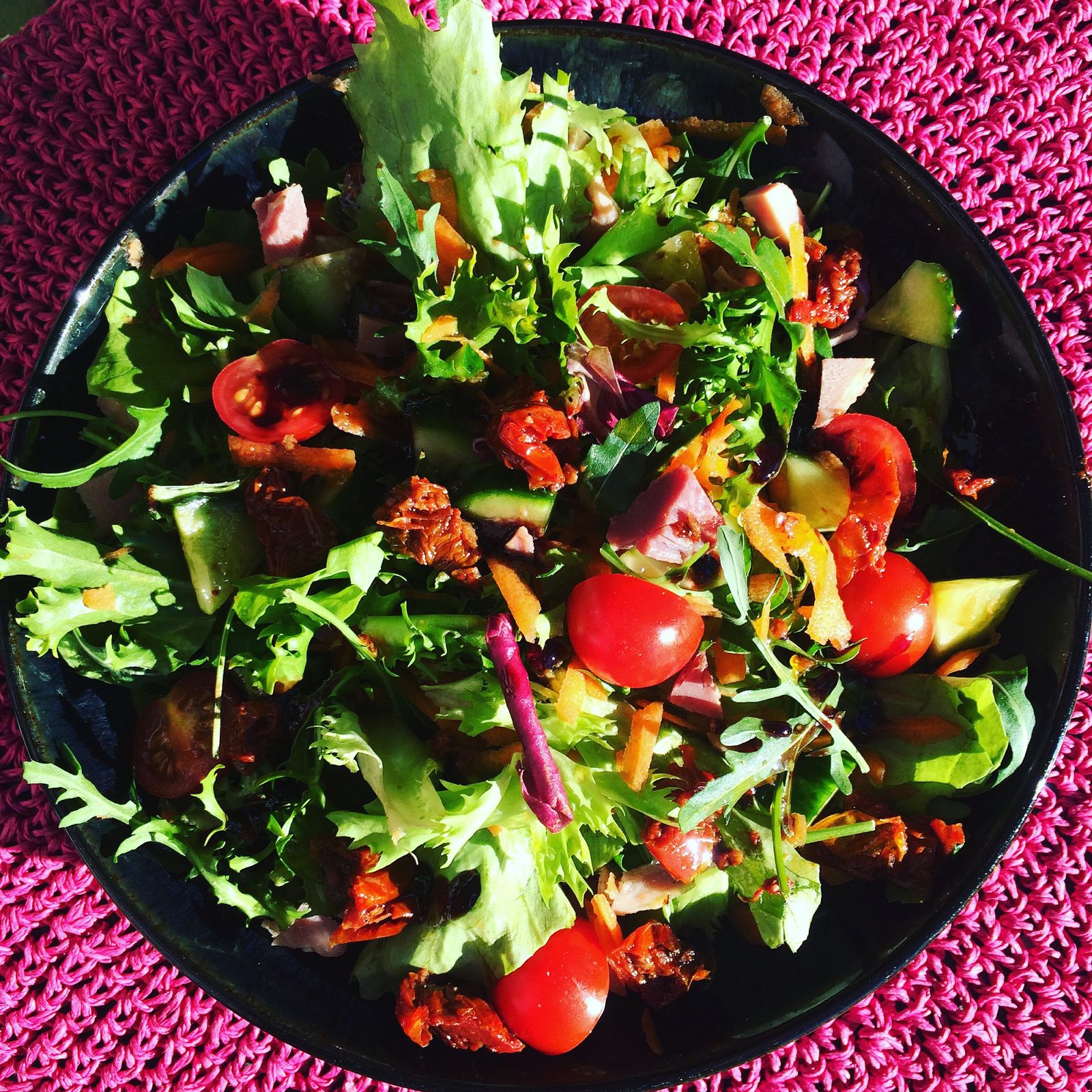 Bringing a bit of the ‘fresh summer’ feeling to lunch on this cold but beautifully sunny January day