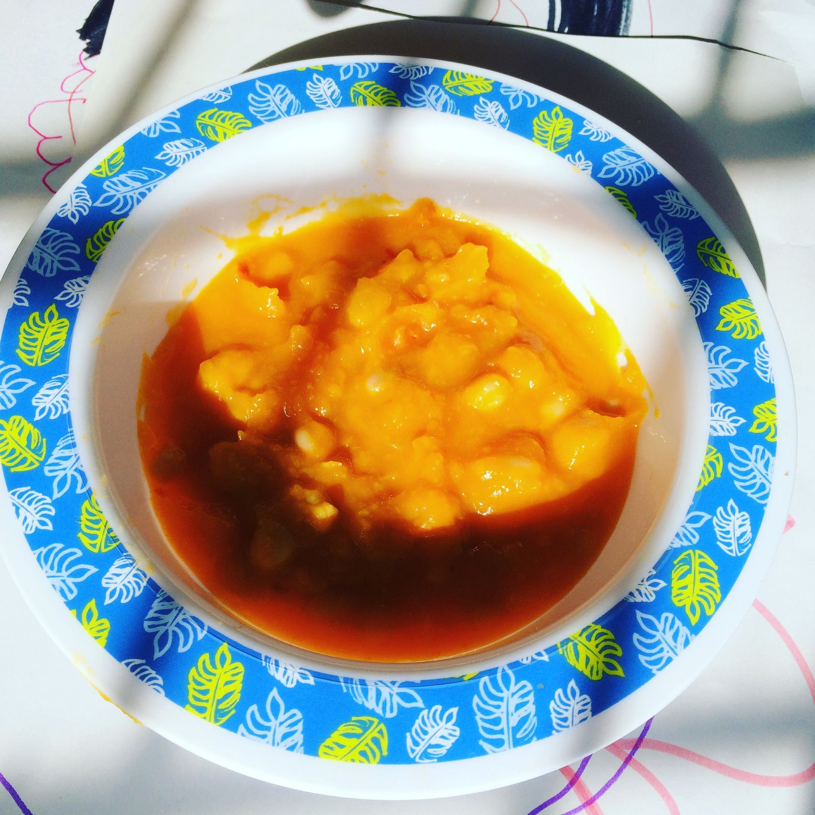 Beany roasted squash soup