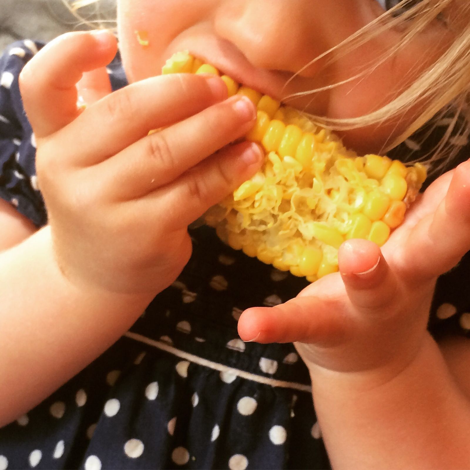 Simple snack idea: corn on the cob