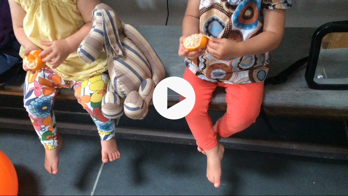 Slowing down the pace of snack time… 