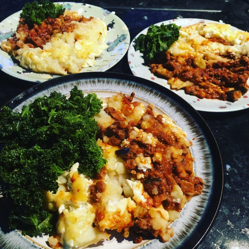 Veggie packed cheats mousakka