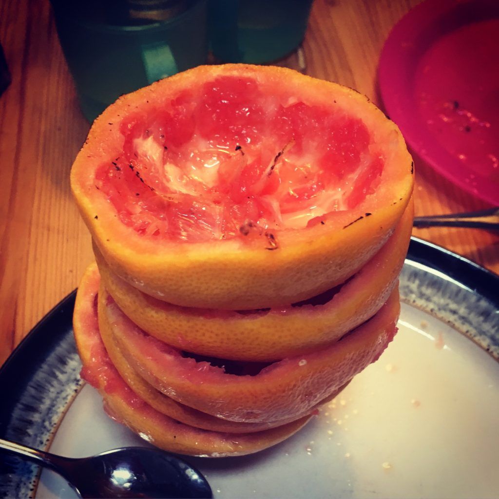 Giving breakfast a Vitamin C boost with Cramelised Pink Grapefruits