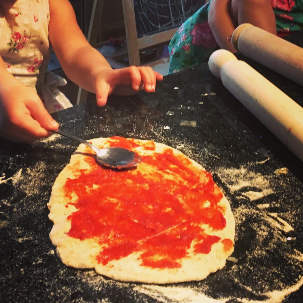 Rainy day baking: Herby pizza bases