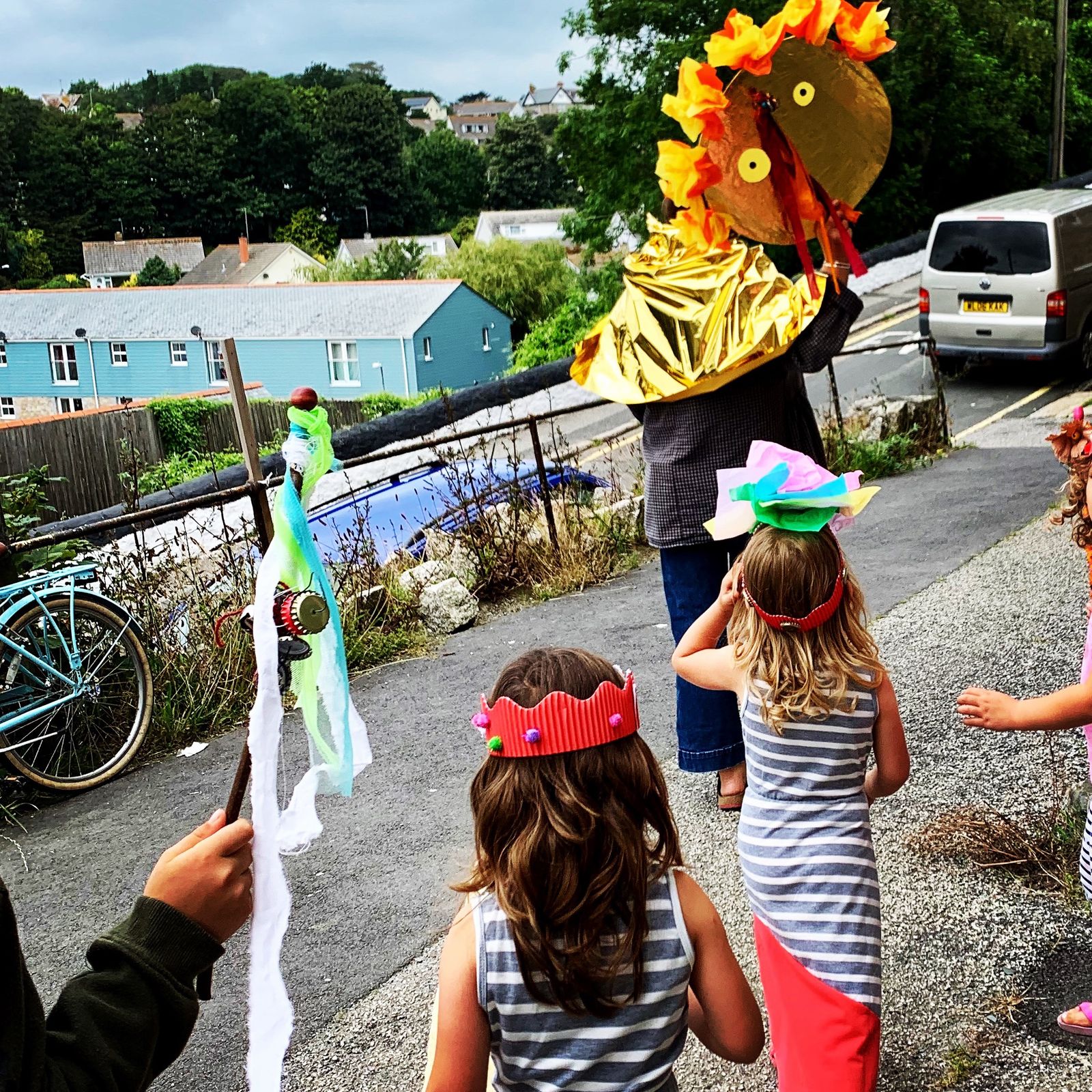 Celebrating summer musical parade